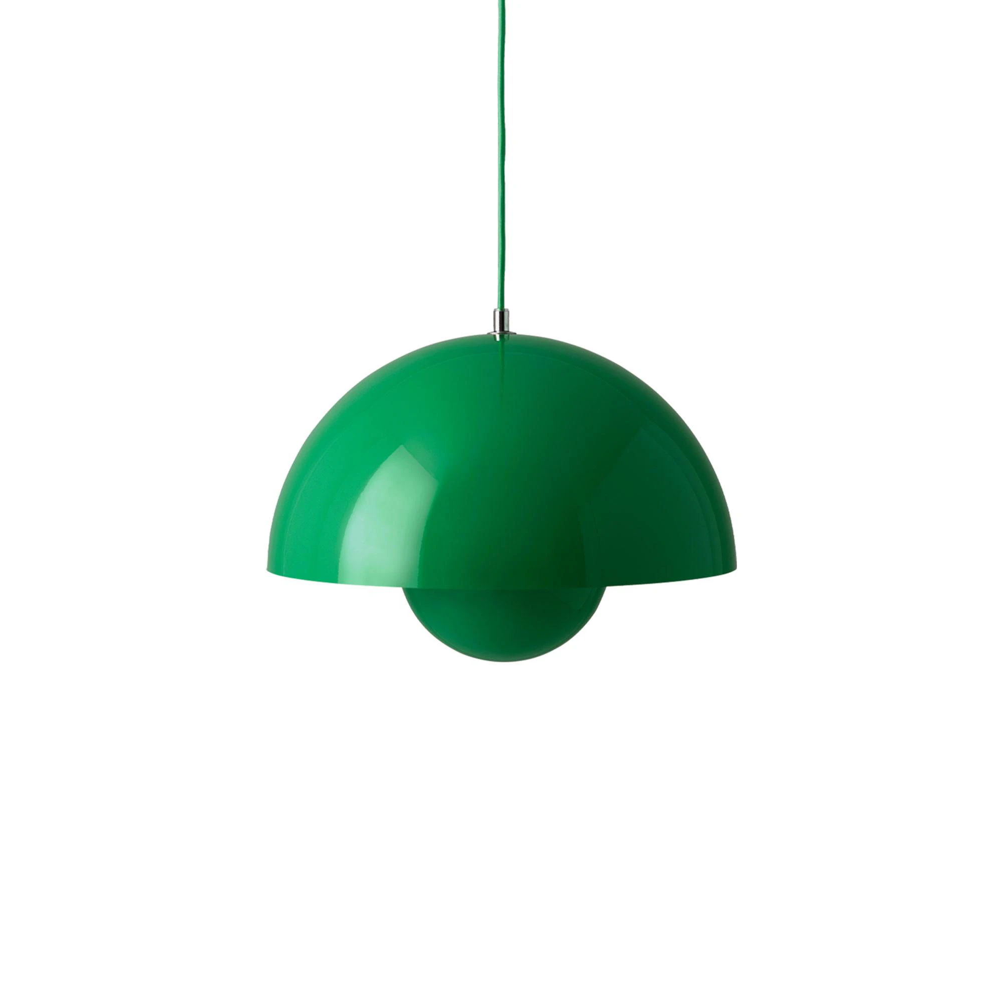 &Tradition Flowerpot Vp7 Pendel Signal Green - Pendellampor Stål Signalgrön