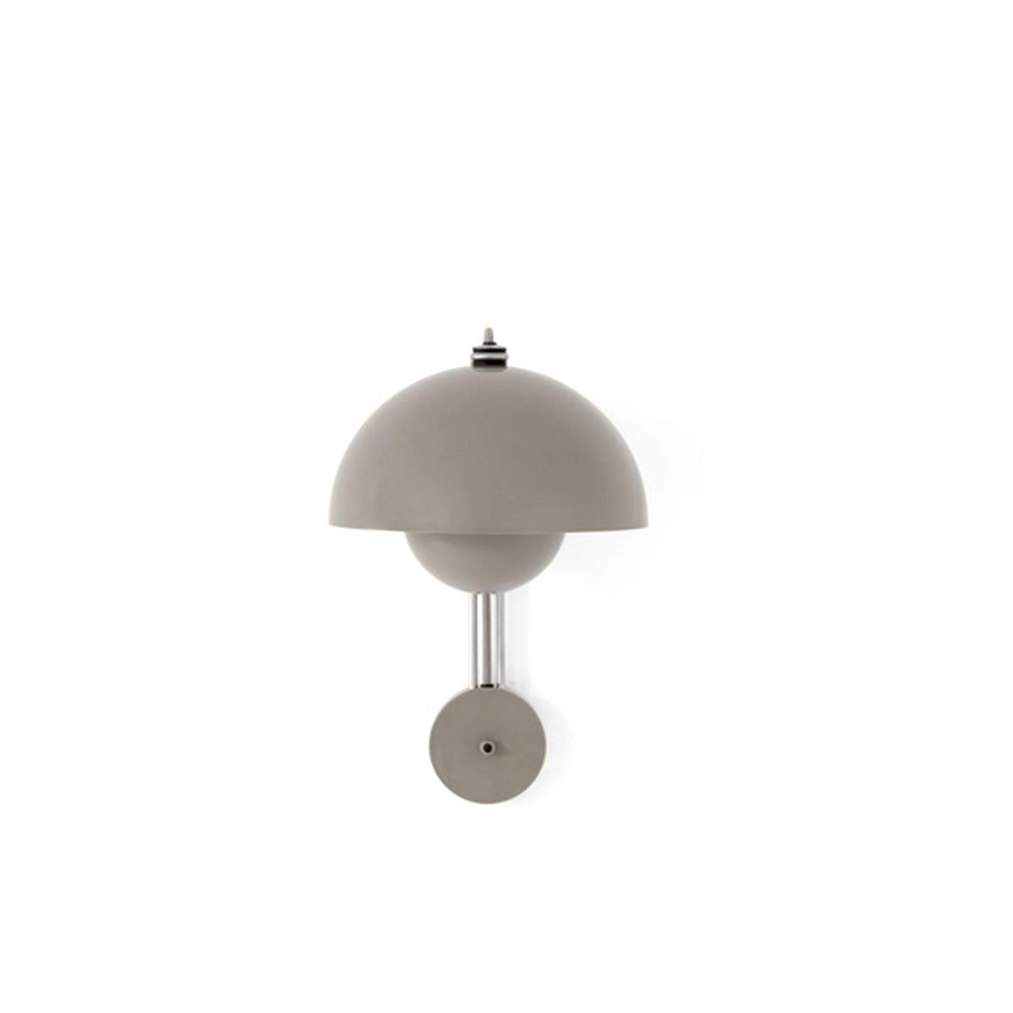 &Tradition Flowerpot Vp8 V&auml;gglampa Grey Beige - V&auml;gglampor J&auml;rn Gr&aring;beige