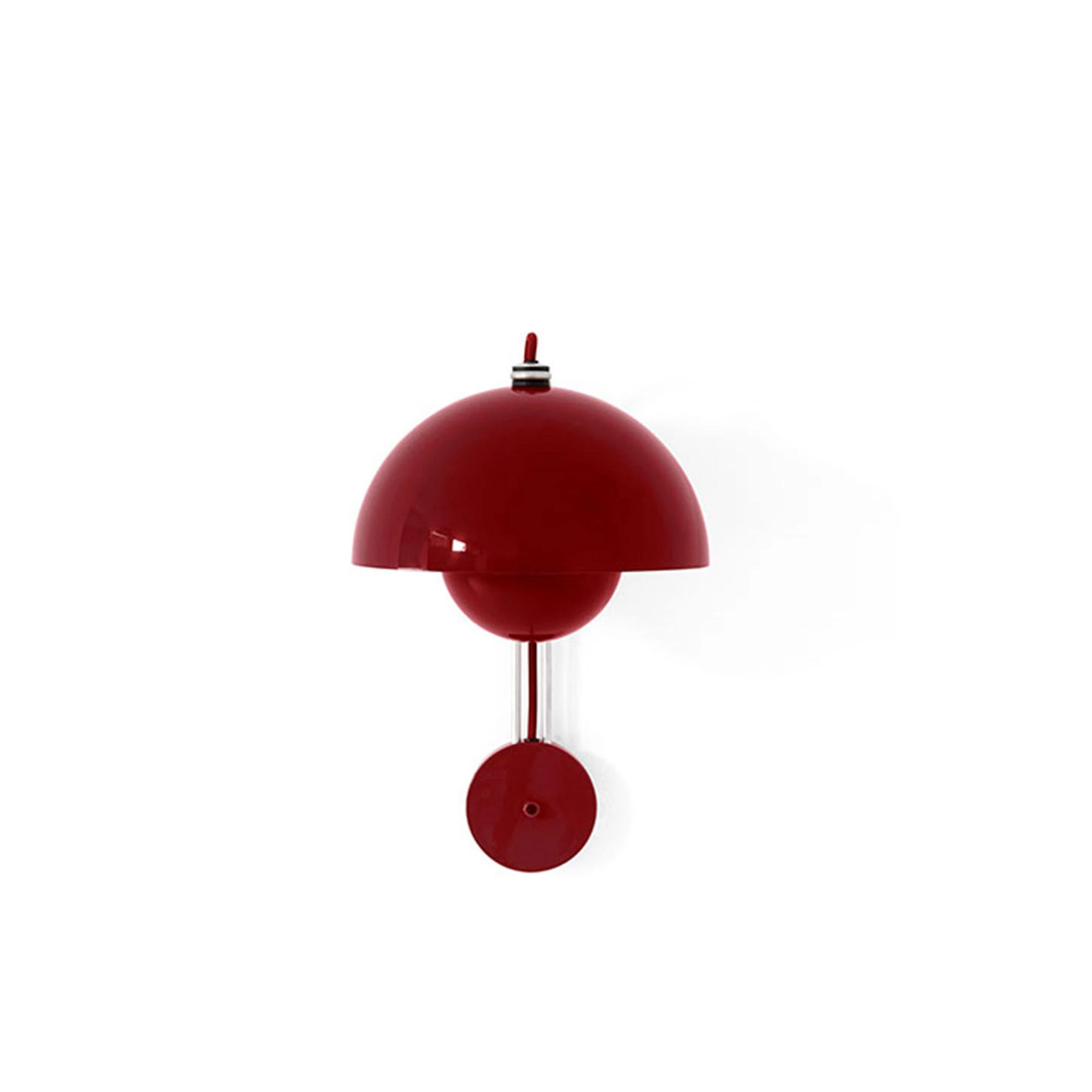 &Tradition Flowerpot Vp8 V&auml;gglampa - V&auml;gglampor J&auml;rn Vermilion Red
