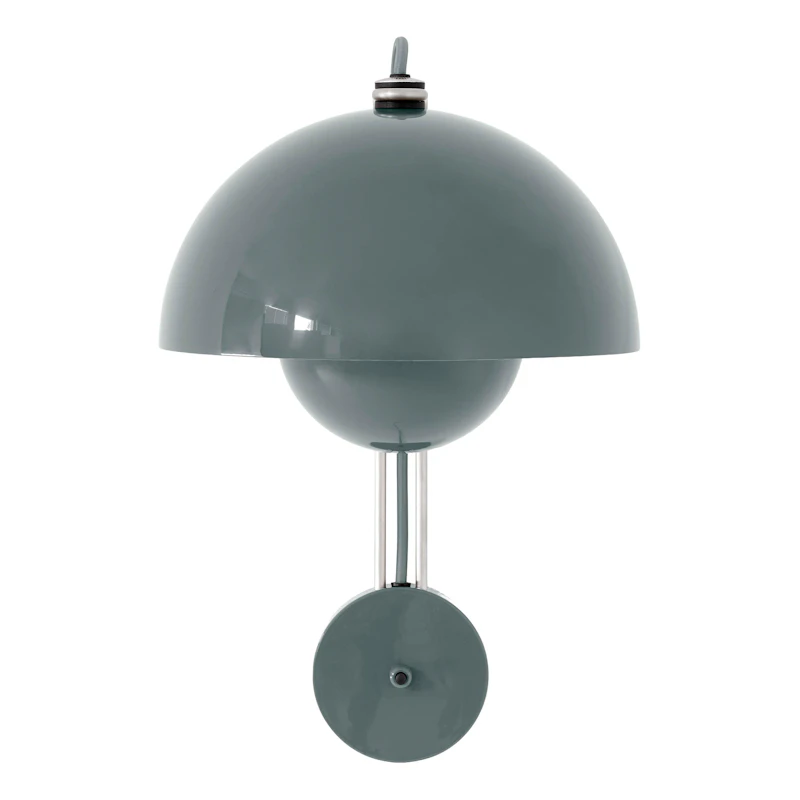 Flowerpot VP8 Vägglampa, Stone Blue