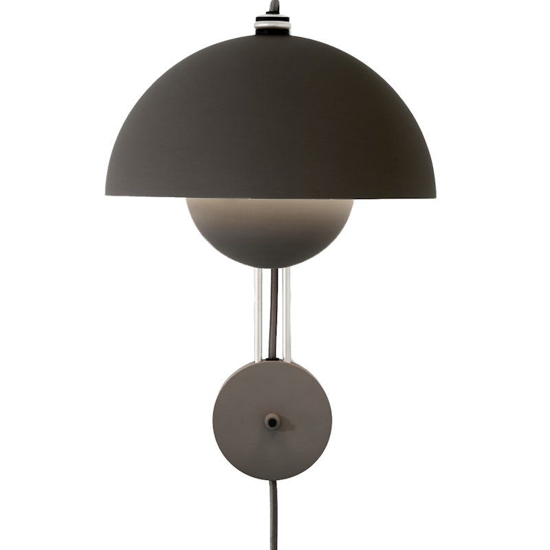 Flowerpot VP8 Vägglampa, Matt Black