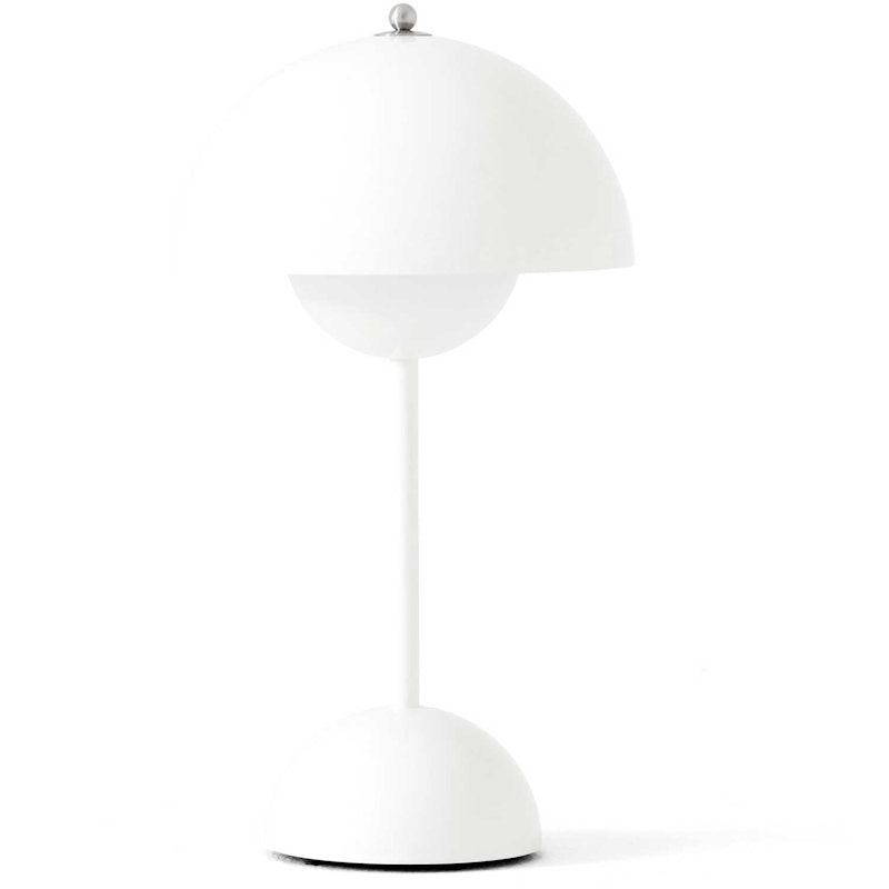 Flowerpot VP9 Bordslampa Portabel, Matt White