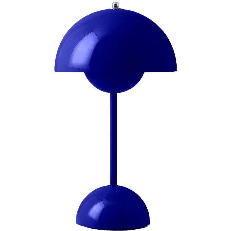 Flowerpot VP9 Bordslampa Portabel, Cobalt Blue