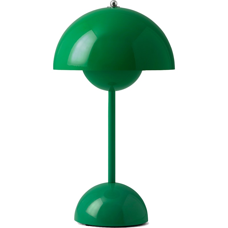 Flowerpot VP9 Bordslampa Portabel, Signal Green