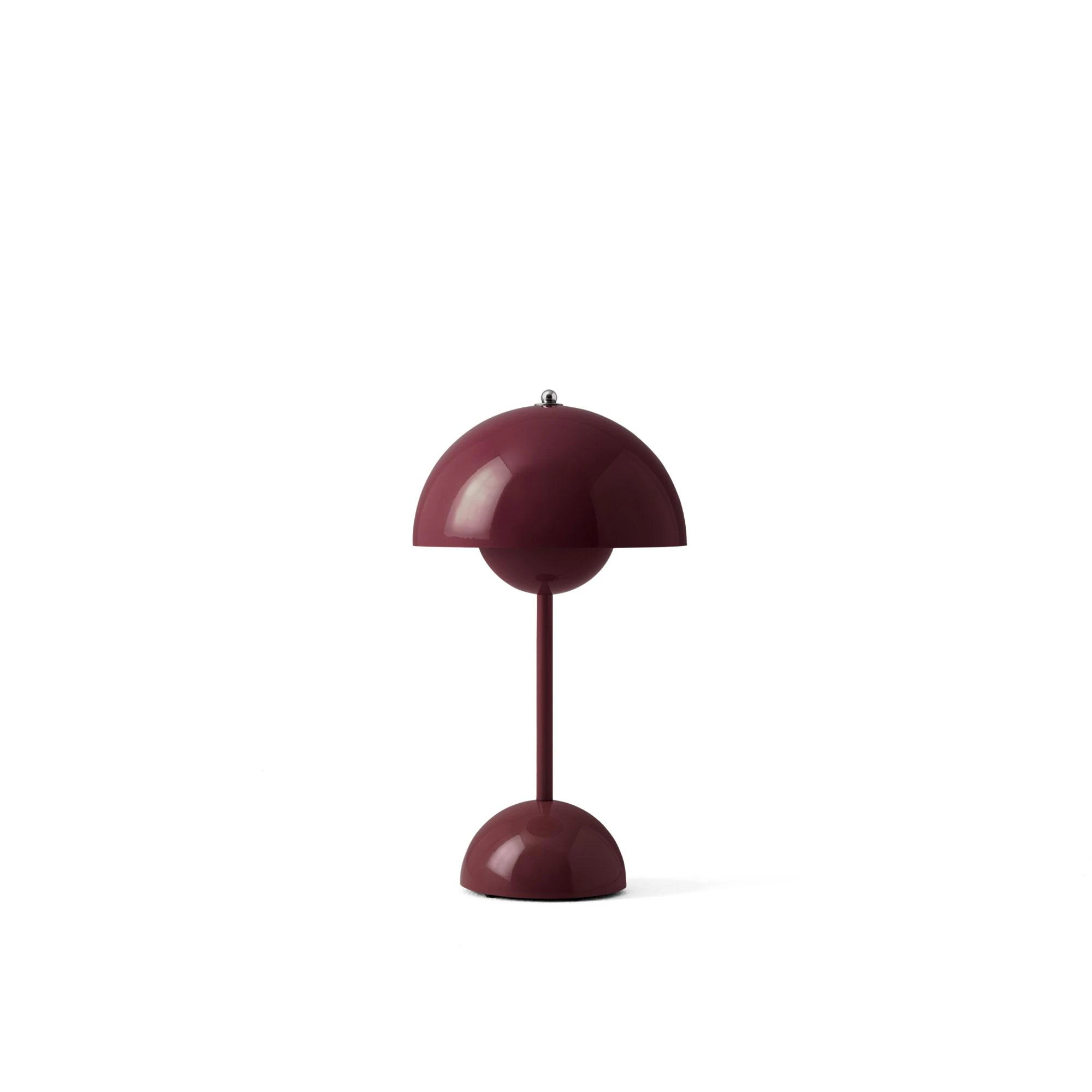 &Tradition Flowerpot Vp9 Bordslampa Portabel - Portabla lampor Stål Dark Plum