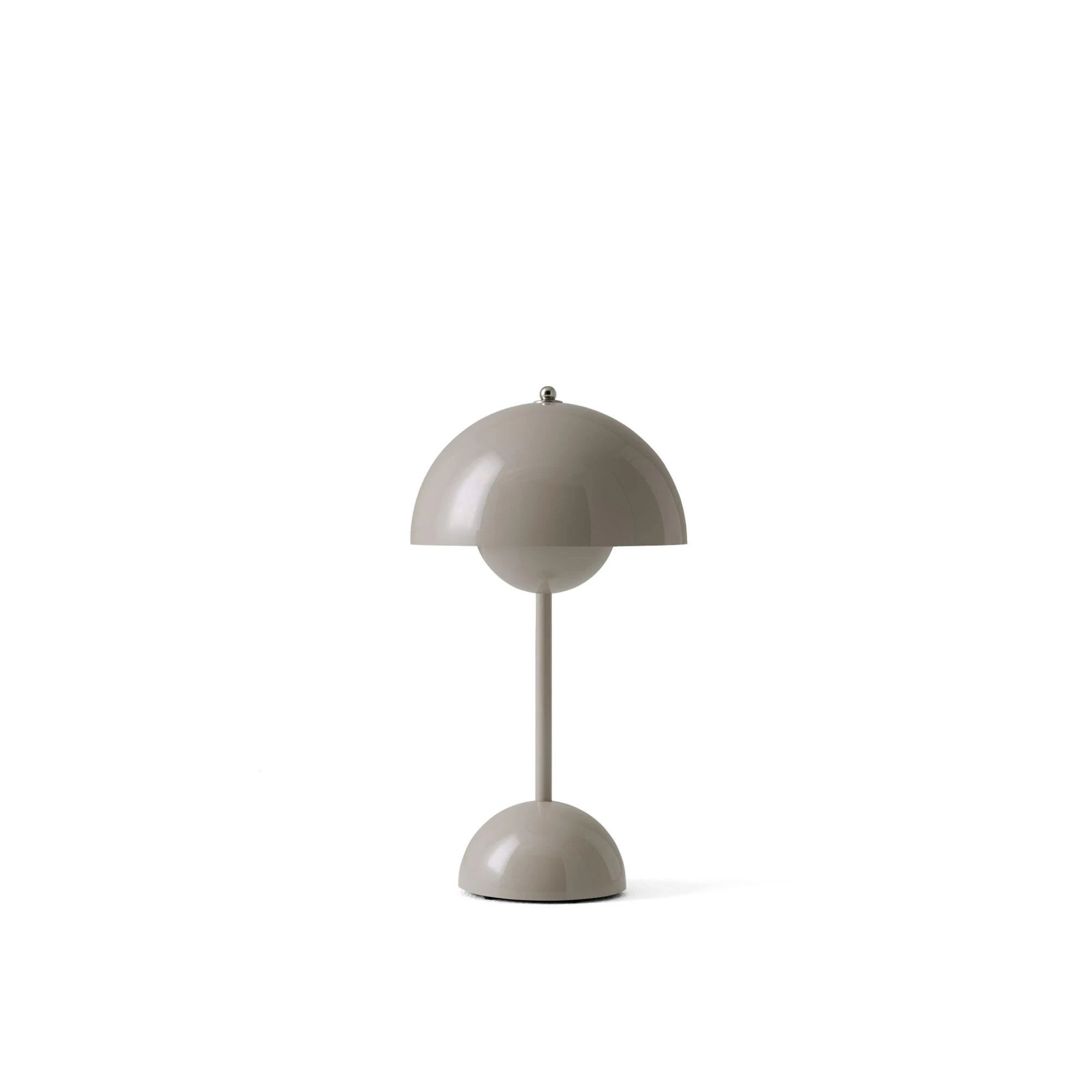 &Tradition Flowerpot Vp9 Bordslampa Portabel Grey Beige - Portabla lampor Stål Gråbeige