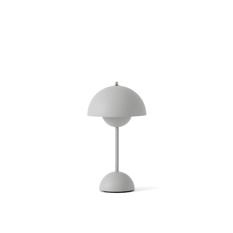 Flowerpot VP9 Bordslampa Portabel, Matt Light Grey