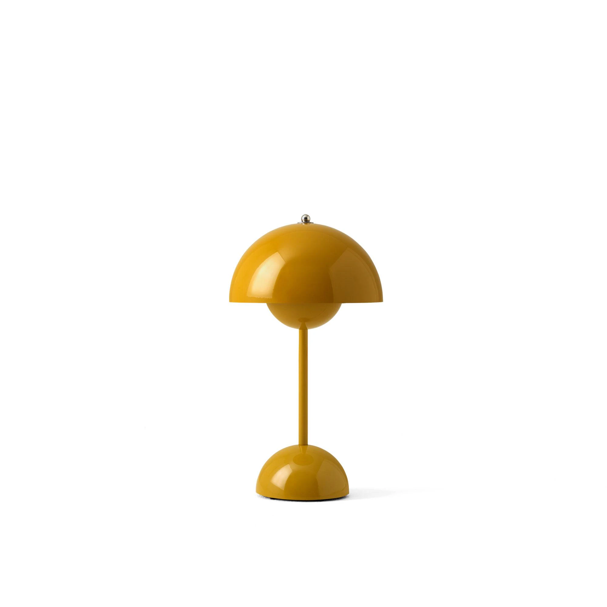 &Tradition Flowerpot Vp9 Bordslampa Portabel Mustard - Portabla lampor Stål Senapsgul