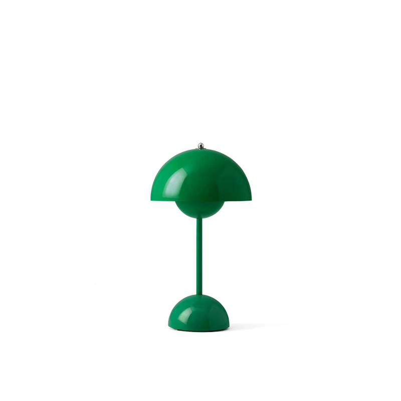 Flowerpot VP9 Bordslampa Portabel, Signal Green