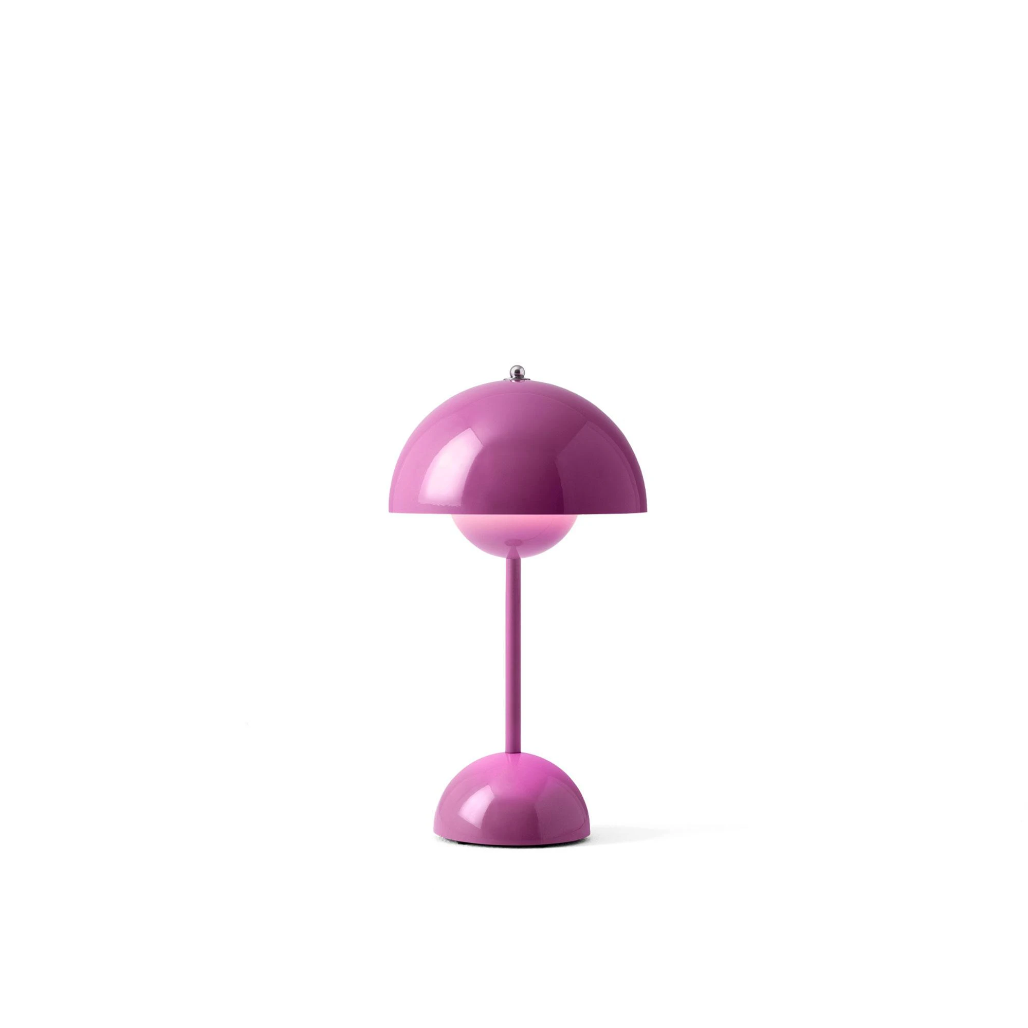 &Tradition Flowerpot Vp9 Bordslampa Portabel - Portabla lampor Stål Tangy Pink