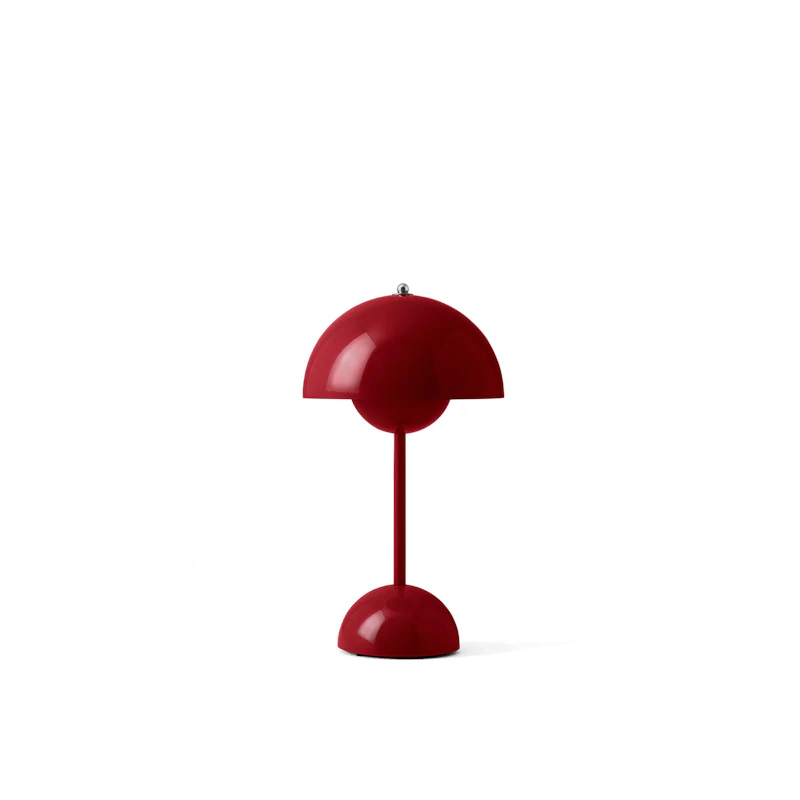 Flowerpot VP9 Bordslampa Portabel, Vermilion Red