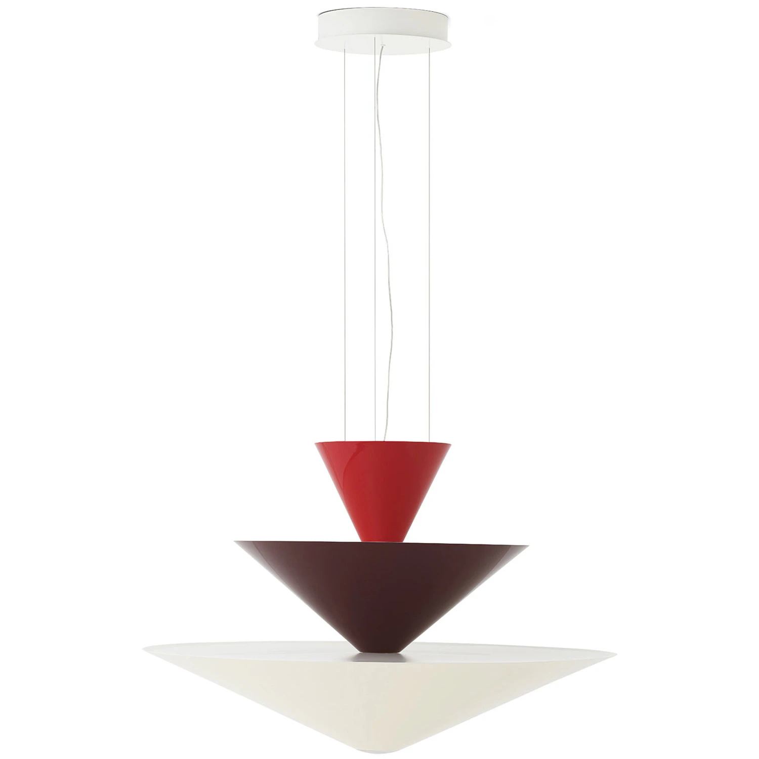 &Tradition Gio Ln15 Pendel Ø92 Cm / Vin - Pendellampor Stål Röd