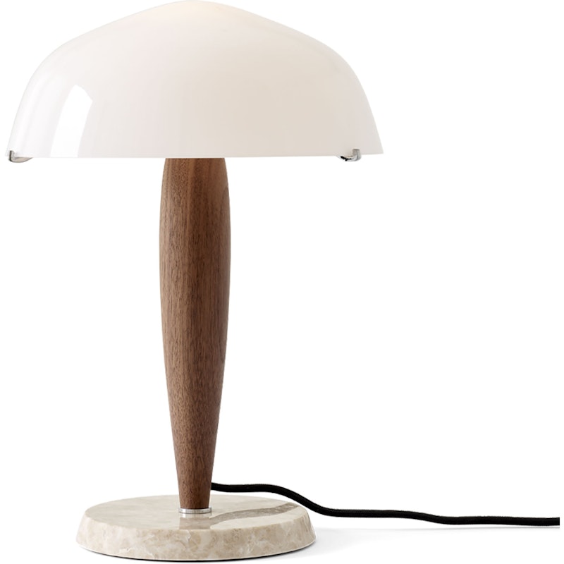 Herman SHY3 Bordslampa, Creme/Valnöt