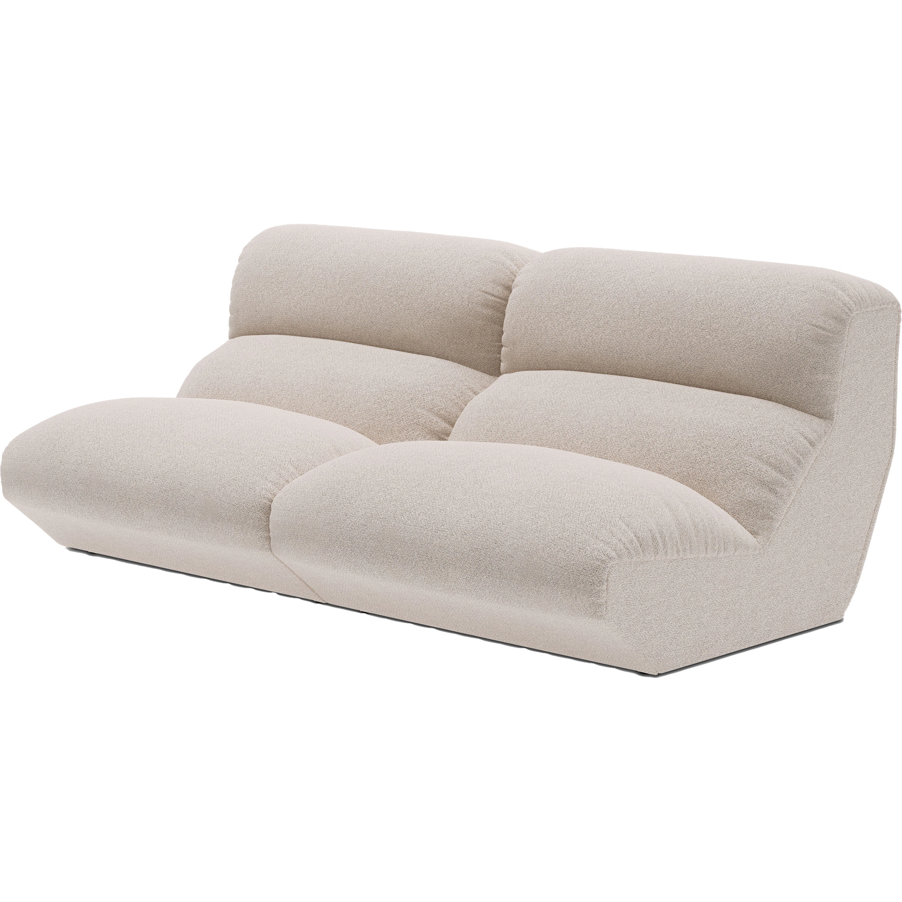 &tradition hi lo modulsoffa configuration a - 2-sitssoffor bouclé grain