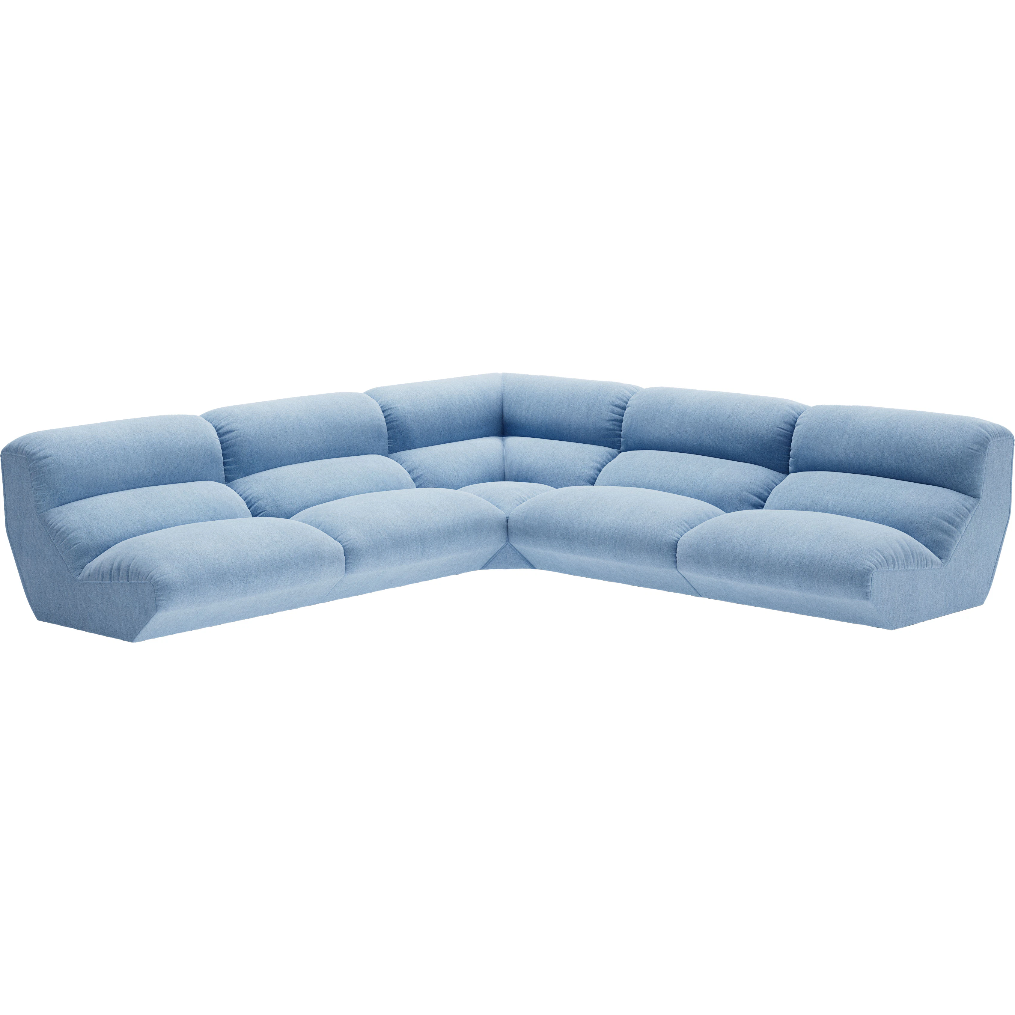 &tradition hi lo modulsoffa configuration g - hörnsoffor & divansoffor sammet gentle