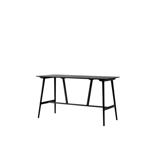 &tradition in between sk28 barbord l190 svartlackerad ek - oak wood svartbetsad ek