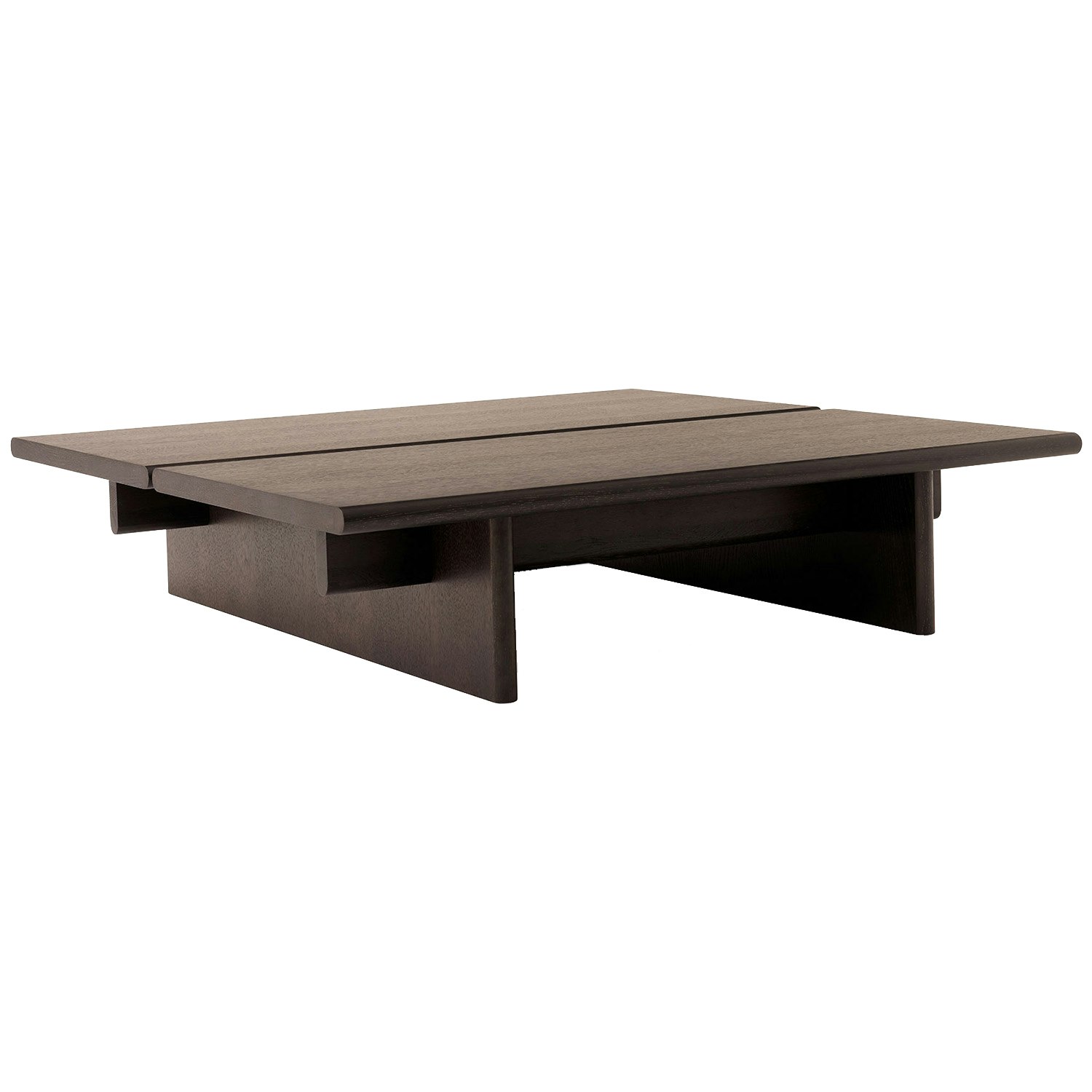 &tradition ita os4 soffbord 110x110 cm - soffbord ek mörkbetsad ek