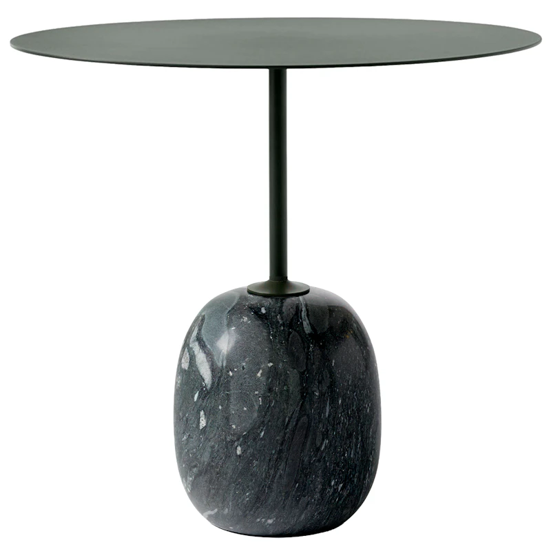 Lato LN9 Bord Oval, Deep Green / Verde Grigio Marble