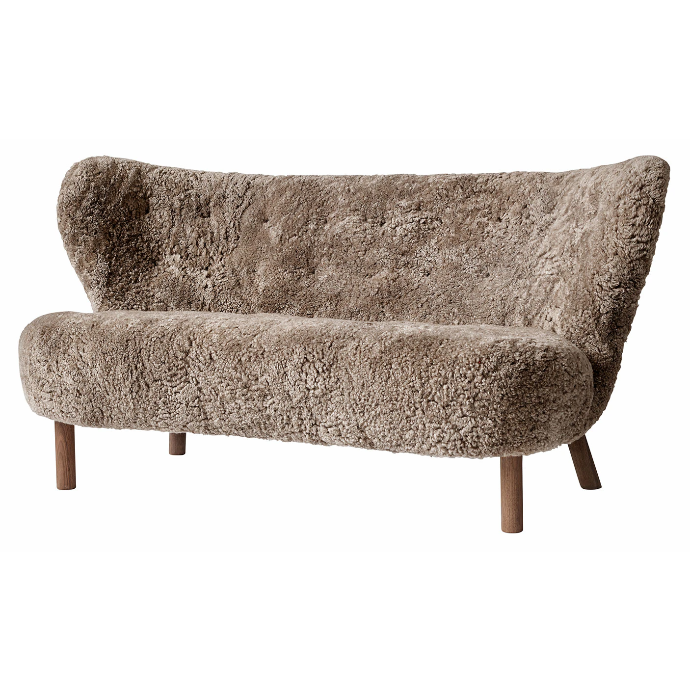 &tradition little petra soffa vb2 oljad valnöt / - 2-sitssoffor fårskinn sahara