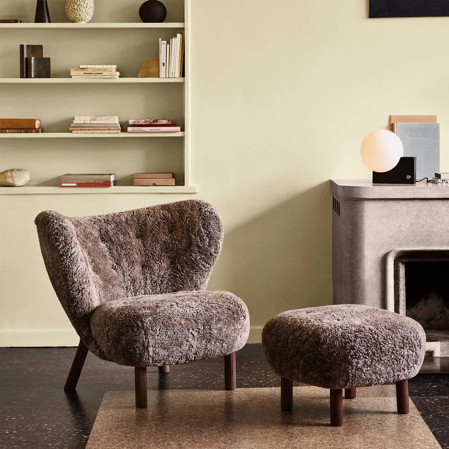 &Tradition Little Petra Vb1 Loungestol Set, sahara från &Tradition, bild 5