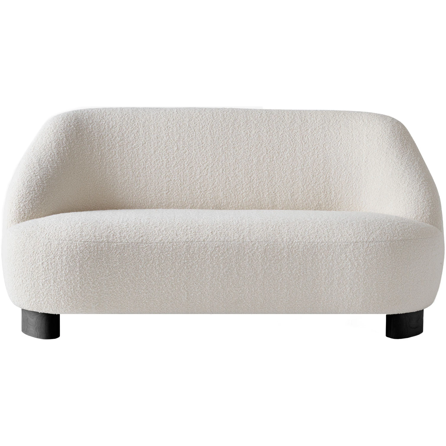 &Tradition Margas Lc3 Soffa 2-sits Svart/ - 2-sitssoffor Boucl&eacute; Karakorum 001