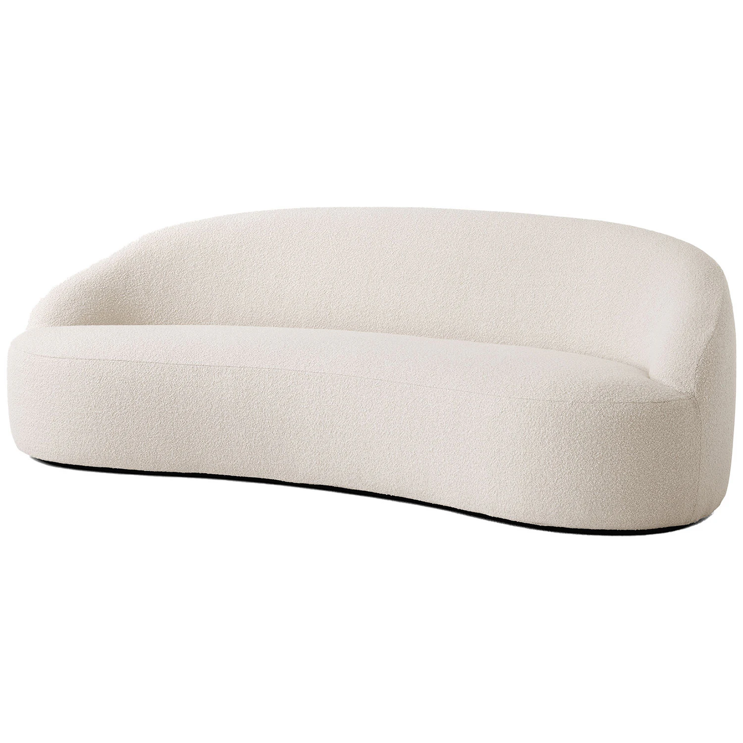 &Tradition Margas Lc4 Soffa 3-sits Karakorum 001 - 3-sitssoffor Boucl&eacute; Ivory