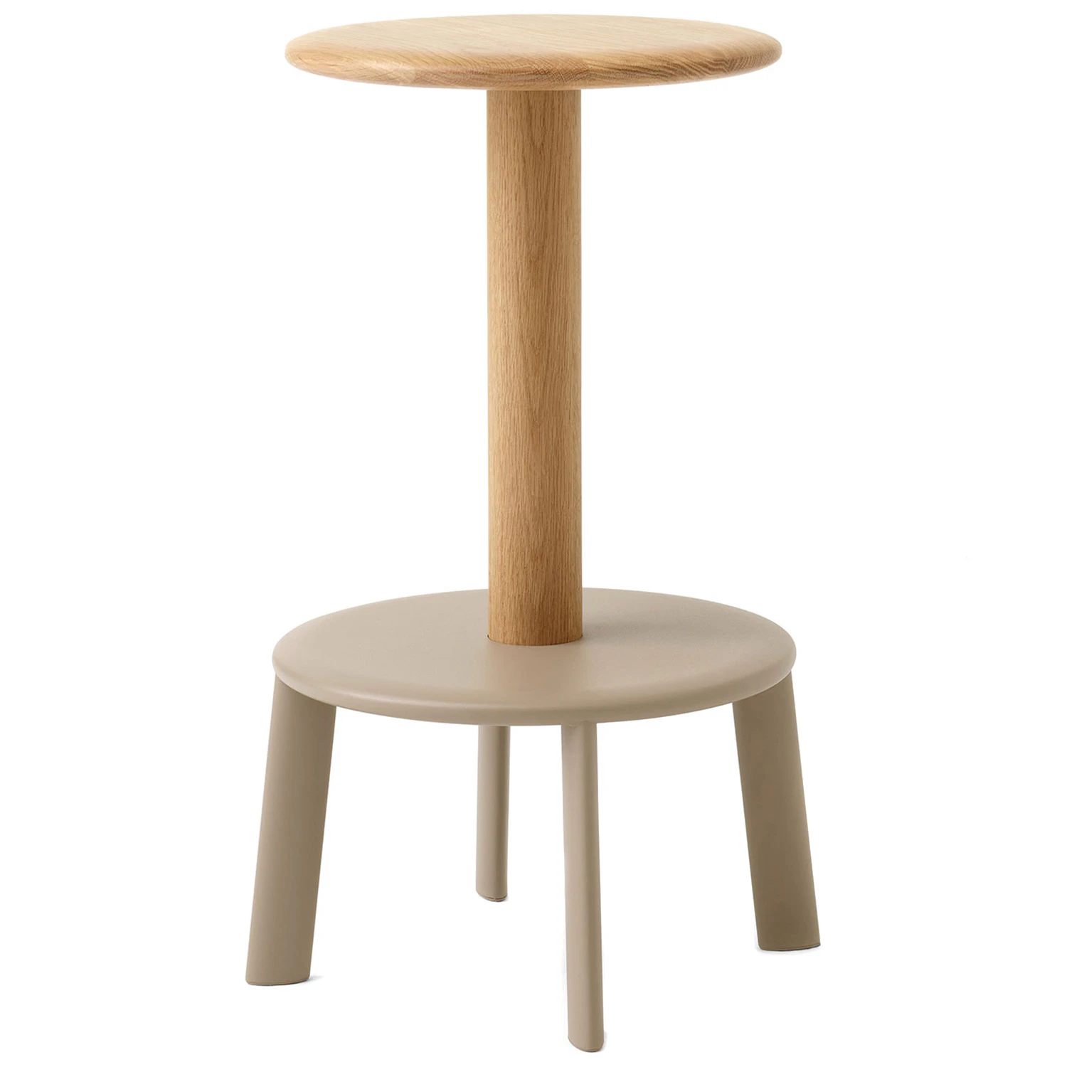 &Tradition Massif Av39 Barstol 65 Cm / Gr&aring;beige - Barstolar Massiv Ek