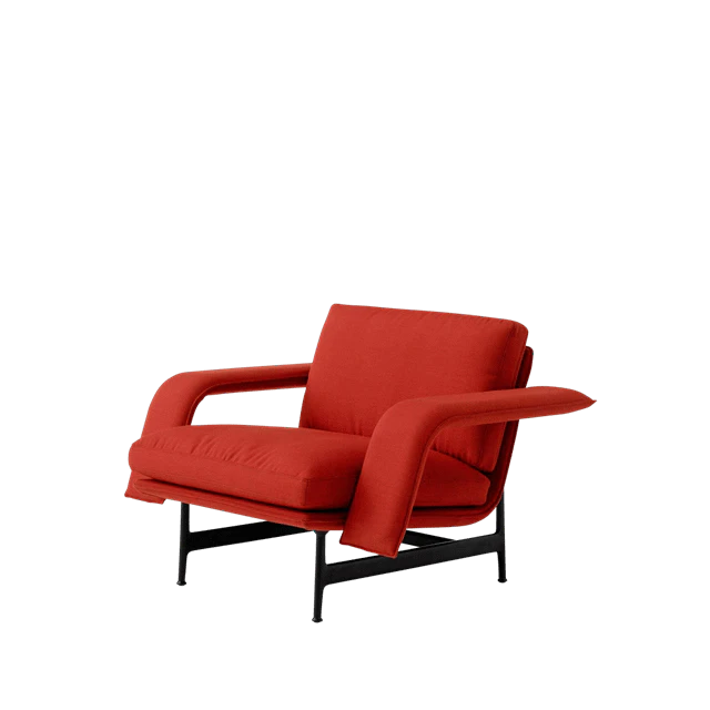 &Tradition Meantime Av29 F&aring;t&ouml;ljsoffa Varm Svart/ 0571 - Modulsoffor Aluminium Fiord