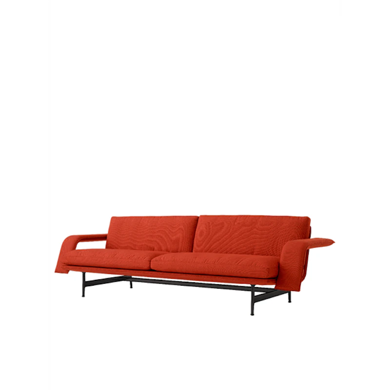 Meantime AV31 3-Sits Soffa Polerad Aluminium/Fiord 0571