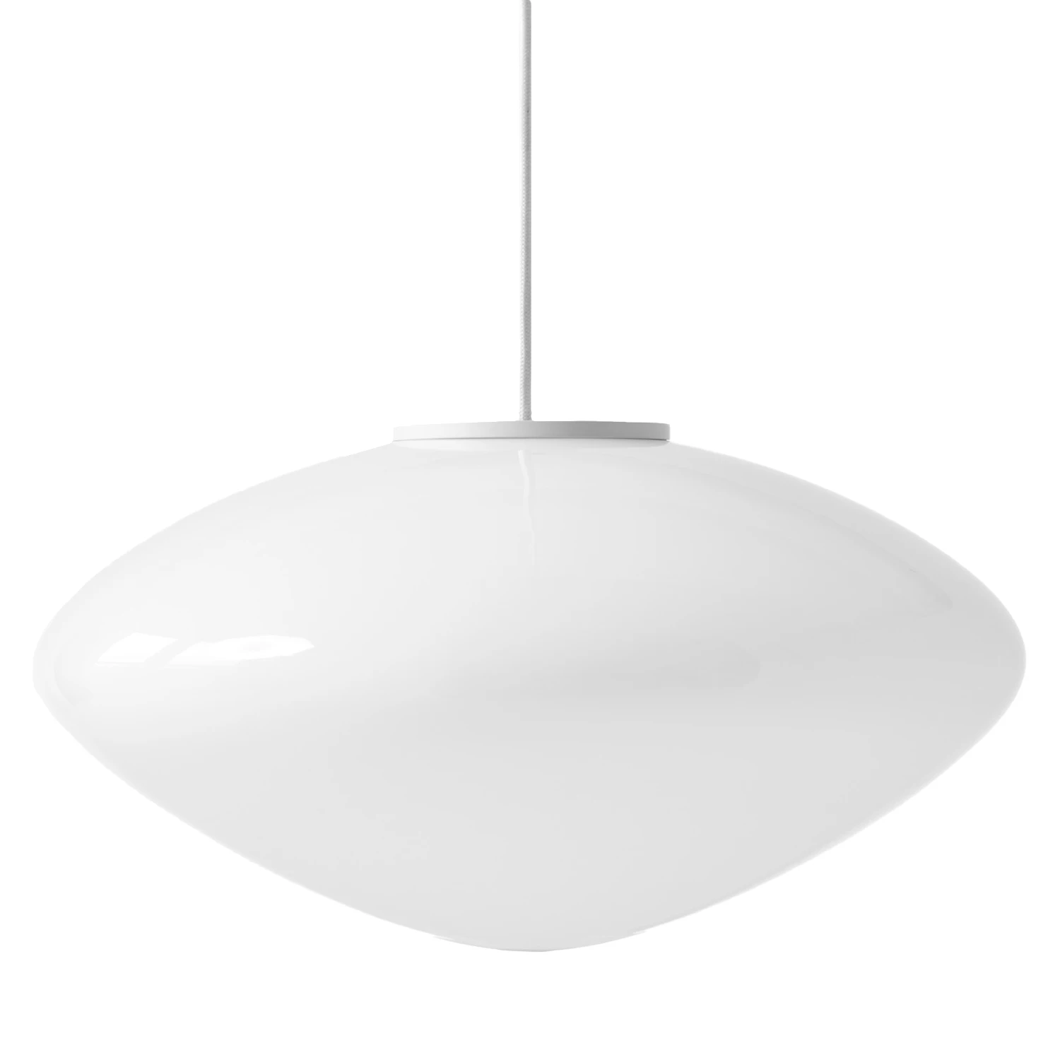 &Tradition Mist Ap16 Pendel Ø37 Cm - Pendellampor Opalglas Vit