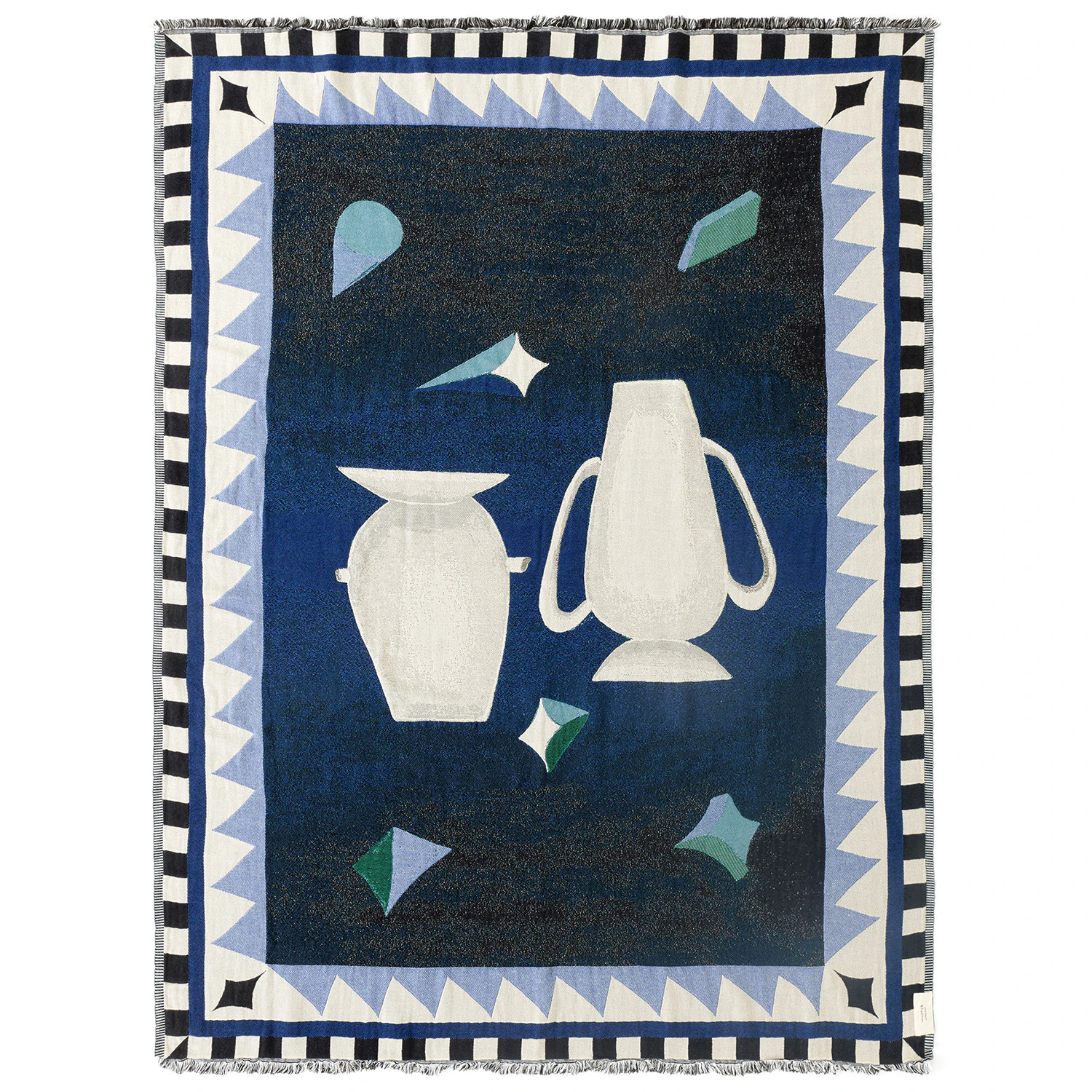 &Tradition Momento Jh46 Pläd 130x180 Cm Midnattsblå - Plädar & Filtar Ekologisk Bomull Midnight Blue