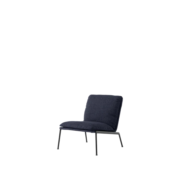 &Tradition Muno Ln18 F&aring;t&ouml;lj Varm Svart/ 0780 - Aluminium Ecriture