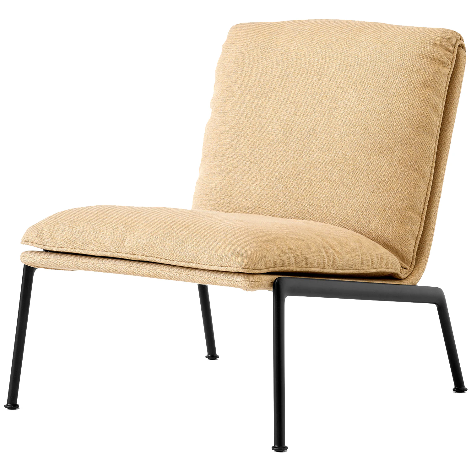 &Tradition Muno Ln18 Loungef&aring;t&ouml;lj Warm Black / Clay 0007 - Linne Beige