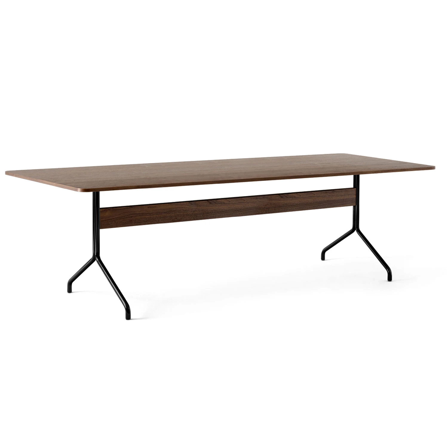 &Tradition Pavilion Av24 Matbord 250x110 Cm /svart - Fan&eacute;r Valn&ouml;t