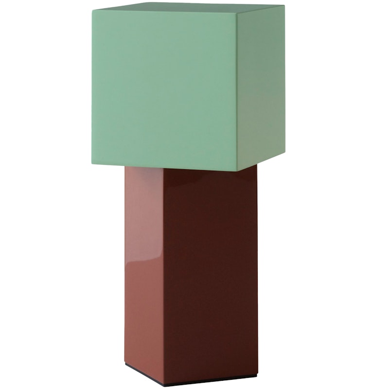 Pivot ATD7 Portabel Bordslampa, Rusty Red/Mint