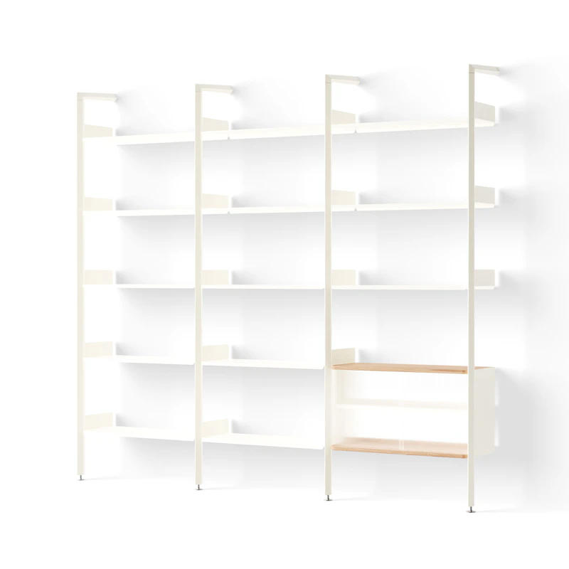 Rombe IF1/IF4/IF6 Hyllsystem Config H, Alabaster