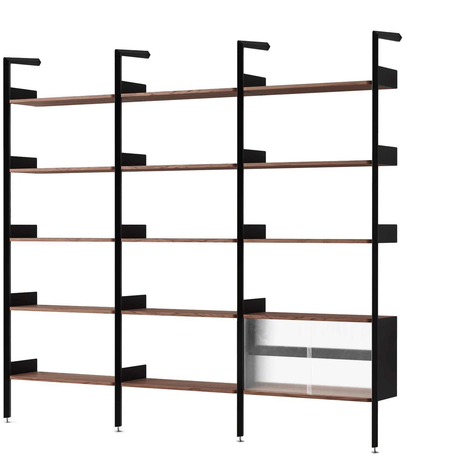 &Tradition Rombe If1/if4/if6 Hyllsystem Config H - Modulära hyllsystem Aluminium Valnöt
