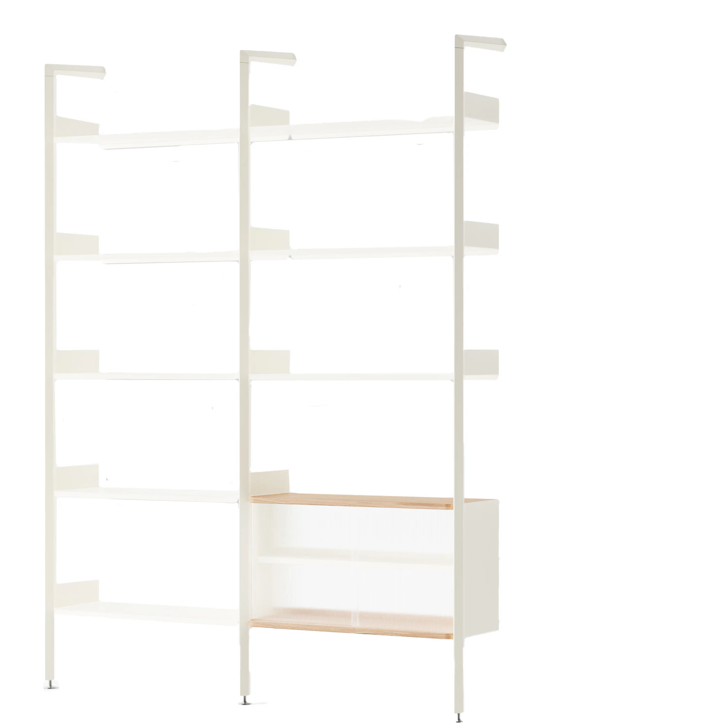 &Tradition Rombe If1/if6 Hyllsystem Config C - Modulära hyllsystem Aluminium Alabaster