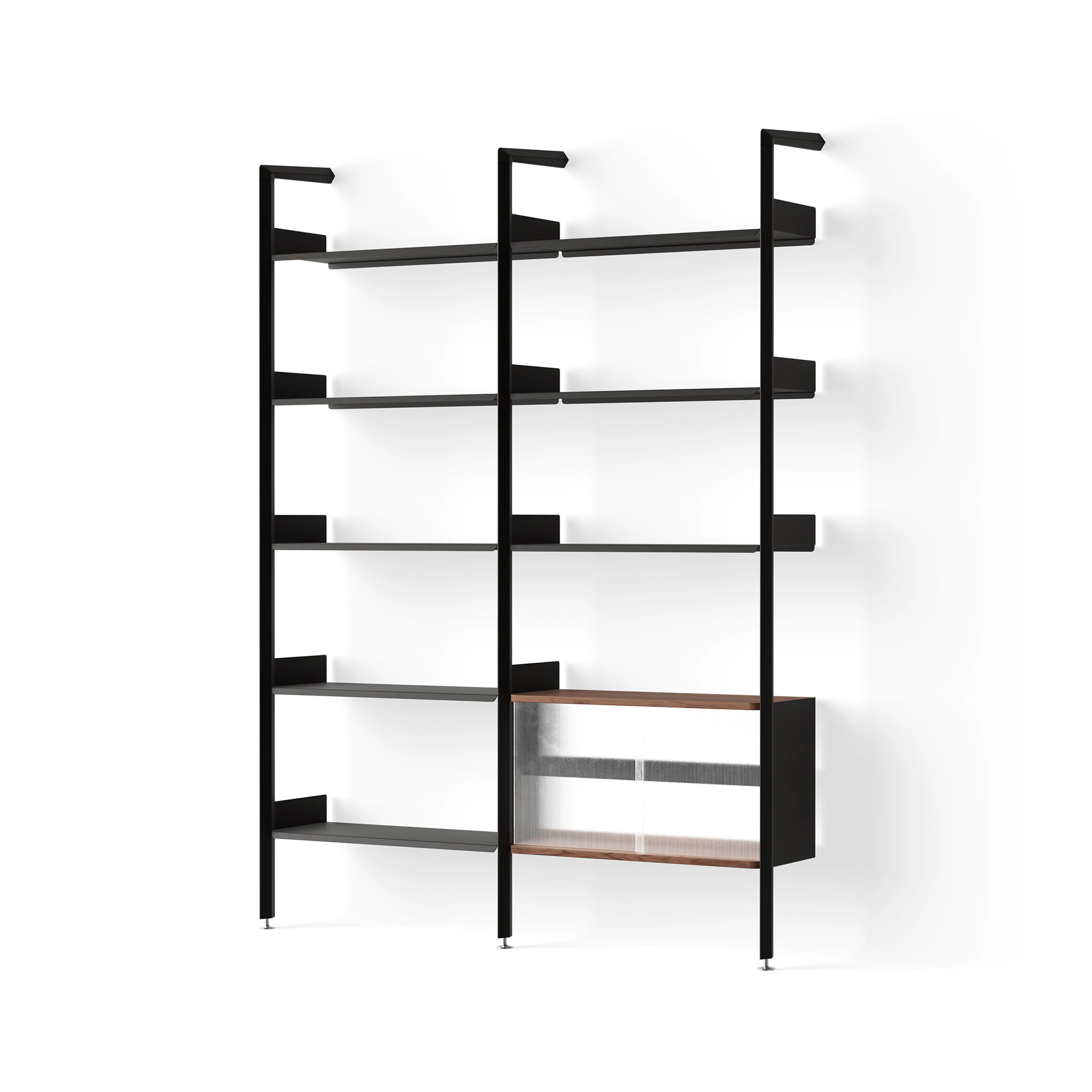 &Tradition Rombe If1/if6 Hyllsystem Config C - Modulära hyllsystem Aluminium Antracit