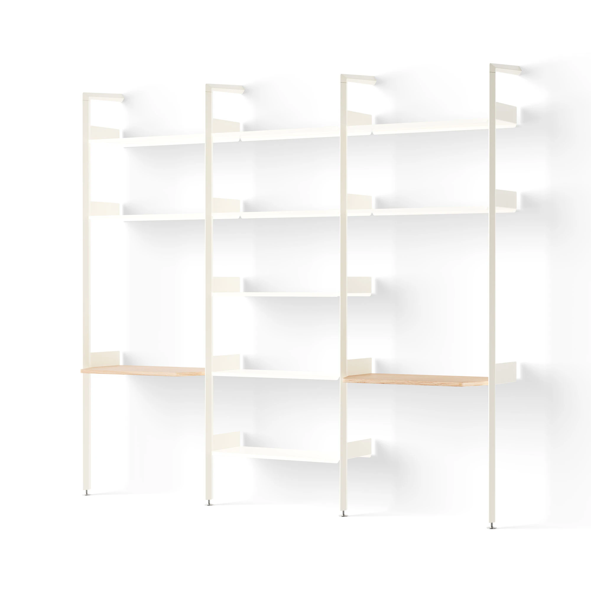 &Tradition Rombe If2/if4/if5 Hyllsystem Config I - Skrivbord Aluminium Alabaster