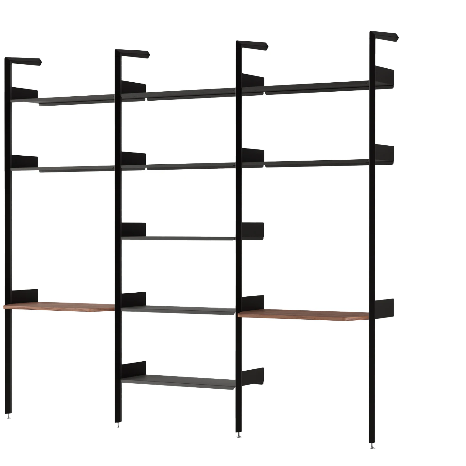 &Tradition Rombe If2/if4/if5 Hyllsystem Config I - Skrivbord Aluminium Antracit
