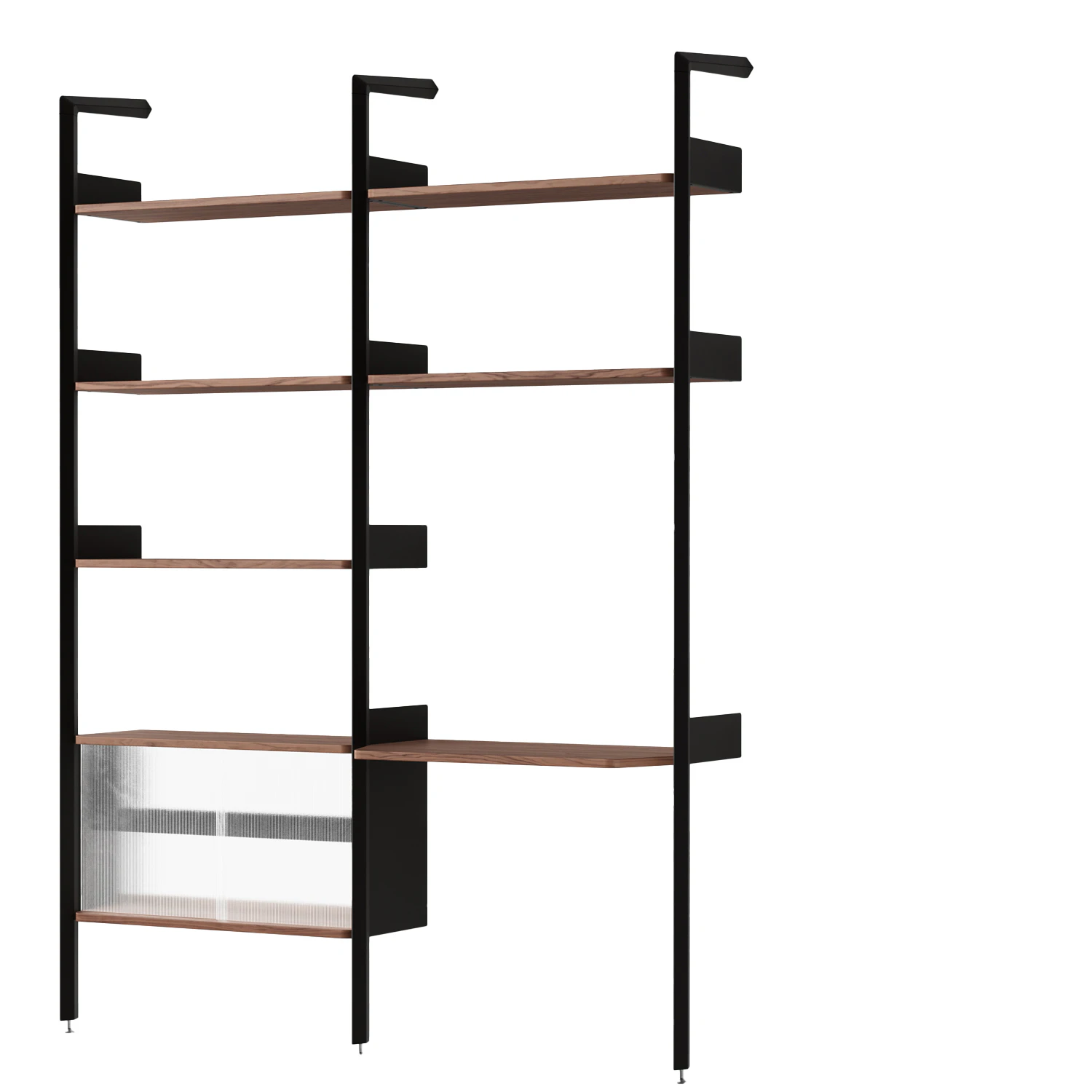 &Tradition Rombe If2/if6 Hyllsystem Config D - Skrivbord Aluminium Valn&ouml;t