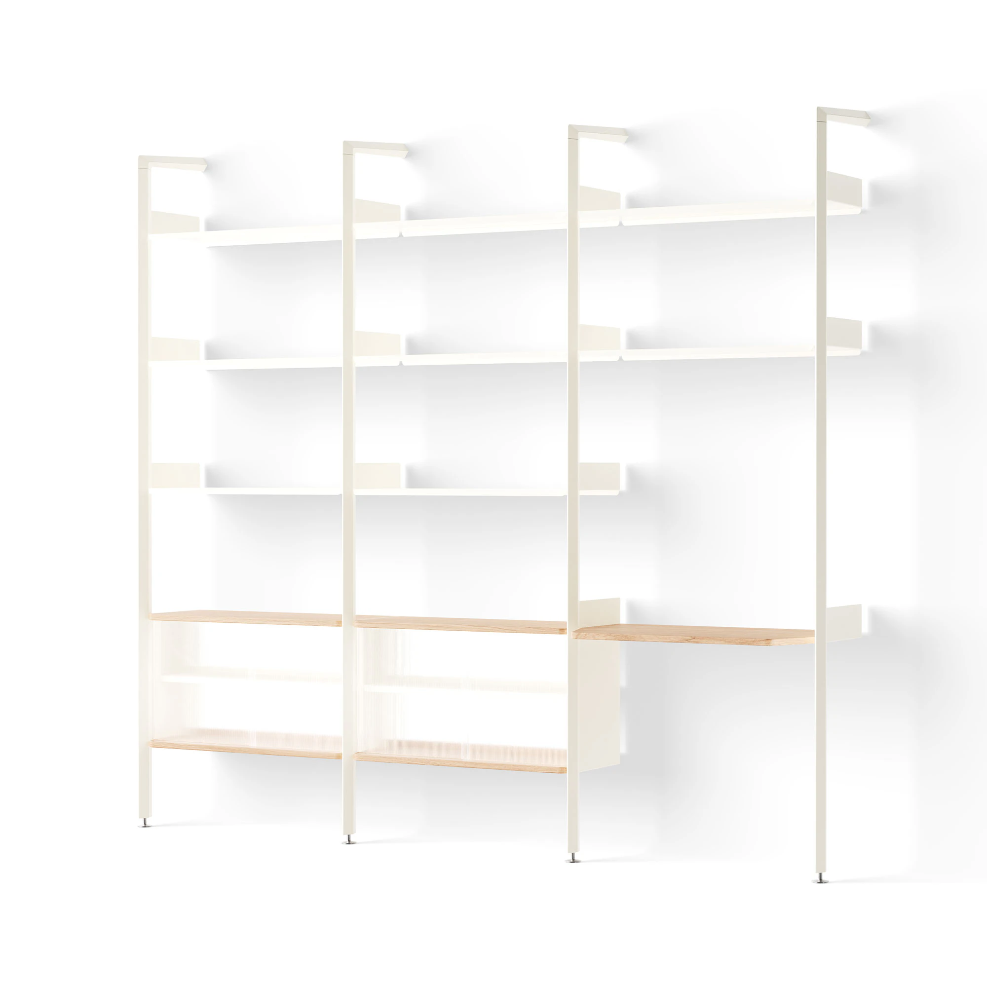 &Tradition Rombe If3/if5/if6 Hyllsystem Config J - Modulära hyllsystem Aluminium Alabaster