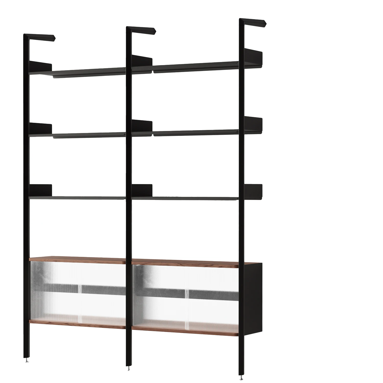 &Tradition Rombe If3/if6 Hyllsystem Config E - Modulära hyllsystem Aluminium Antracit