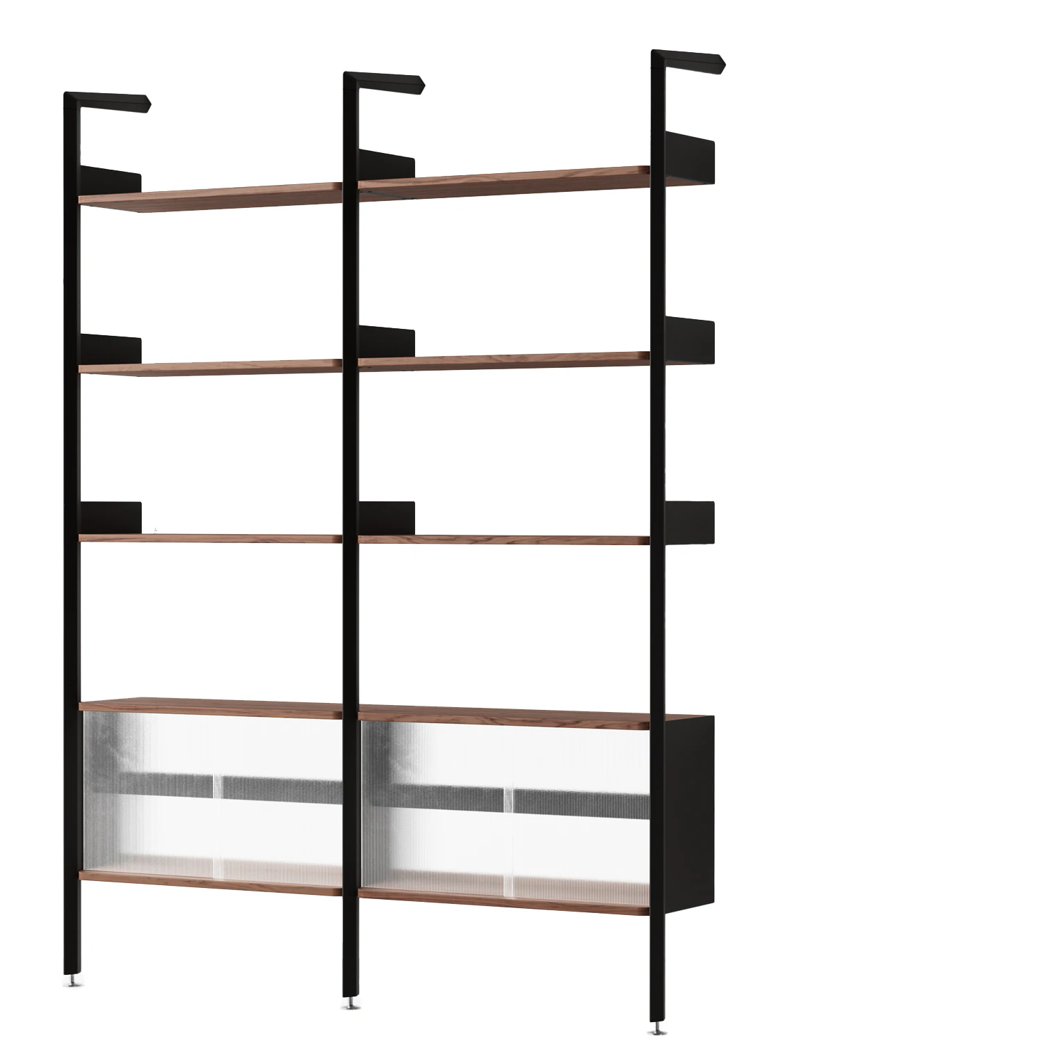 &Tradition Rombe If3/if6 Hyllsystem Config E - Modulära hyllsystem Aluminium Valnöt