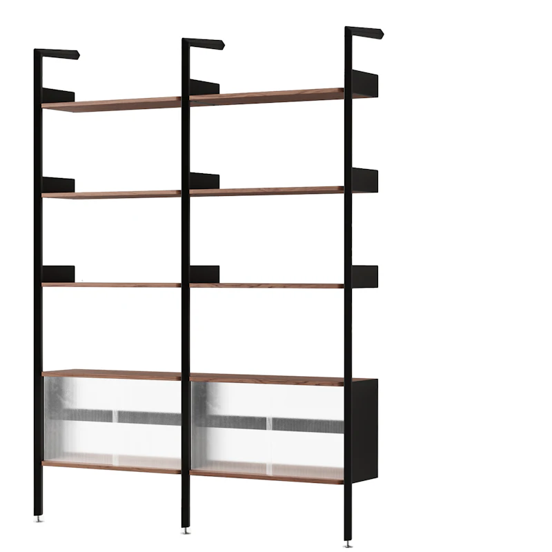 Rombe IF3/IF6 Hyllsystem Config E, Valnöt