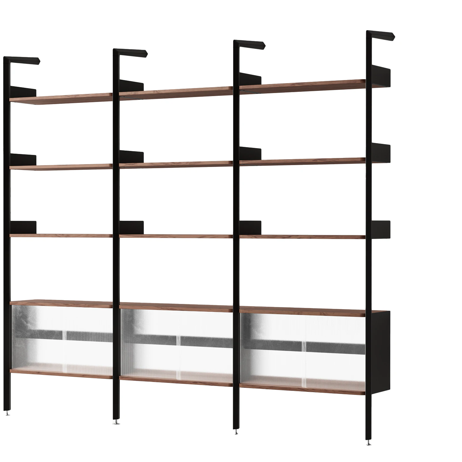&Tradition Rombe If3/if6/if6 Hyllsystem Config K - Modulära hyllsystem Aluminium Valnöt
