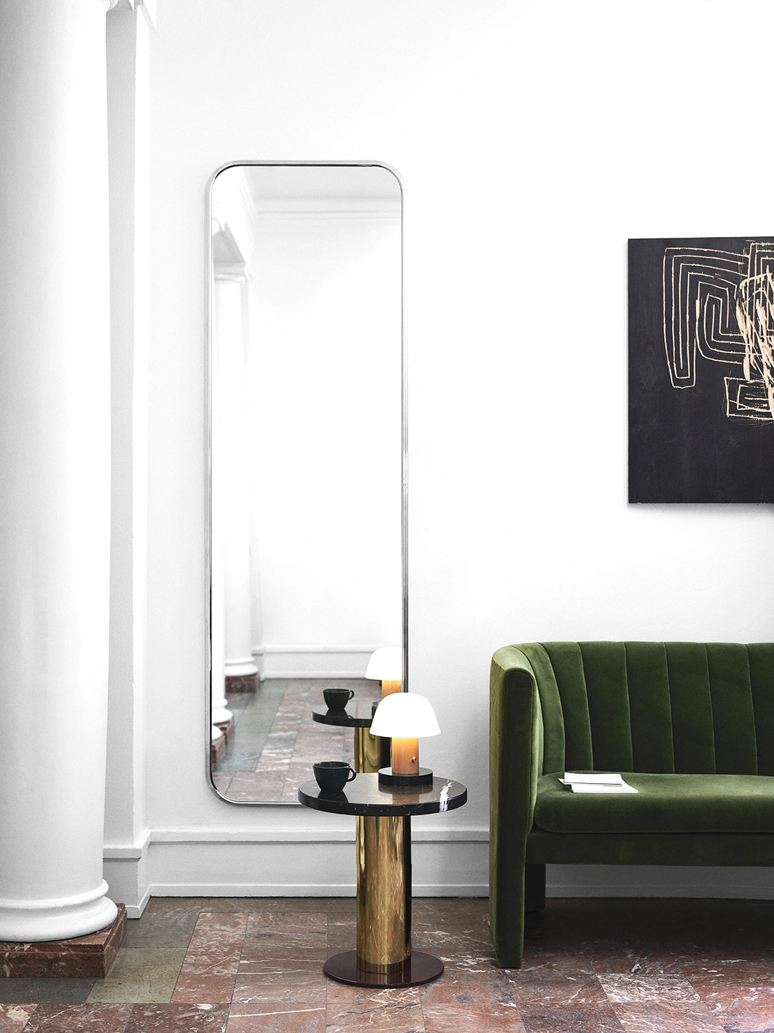&Tradition Sillon Spegel Sh7 60x190 Cm, krom från &Tradition, bild 2