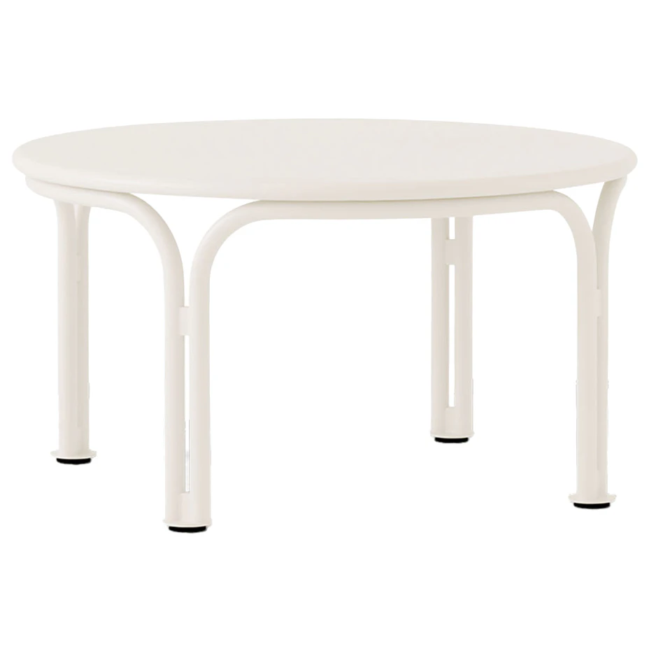 &tradition thorvald sc108 soffbord ø70 cm ivory - soffbord utomhus stål elfenben