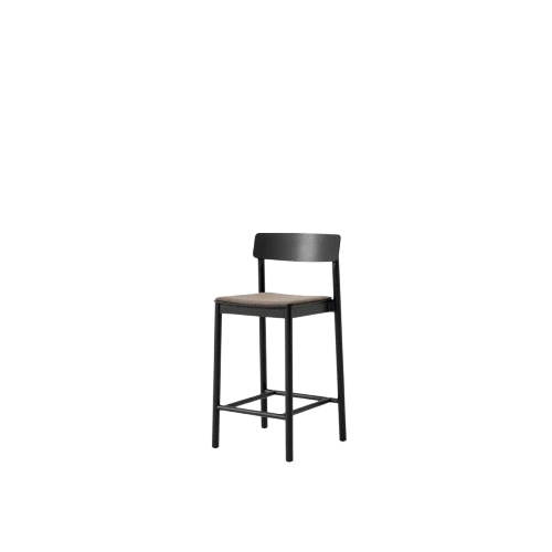 &Tradition Betty Tk14 Counterstol Svartlackerad Ask/fuse - Barstolar Skum Svartbetsad Ask